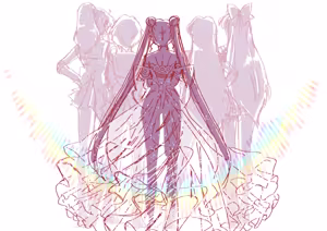 Page 263 of Sailor moon art compilation - preview thumbnail