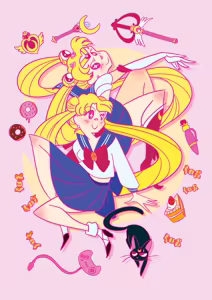 Page 56 of Sailor moon art compilation - preview thumbnail