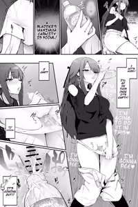 Page 4 of A woman who needs to pee but drinks water to help her pee - preview thumbnail