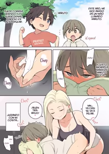 Un niño recibe una mano de la madre de su amigo — hentai manga cover on Fhentai
