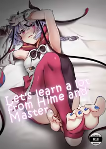 Hime to Master ni  Ippai Oshiete Moraou ne  | Let's learn a lot from Hime and Master - hentai manga cover image