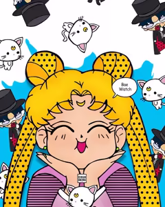 Page 13 of Sailor moon art compilation - preview thumbnail