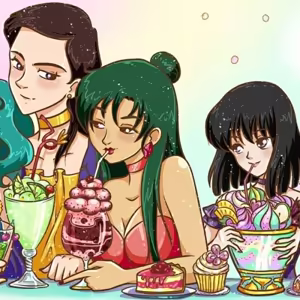 Page 146 of Sailor moon art compilation - preview thumbnail