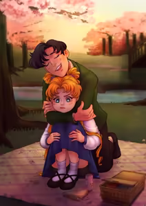 Page 163 of Sailor moon art compilation - preview thumbnail