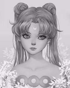 Page 37 of Sailor moon art compilation - preview thumbnail
