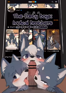 Manmosu Marimo - Party Boys / Inukai Brothers — hentai manga cover on Fhentai