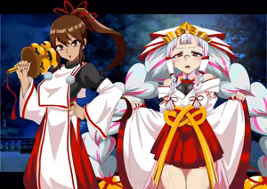Page 418 of Yokoshima Harai No Miko Miyori Ashiki yín Mon Koku Mare Te Oni Gyaru Ka!? - preview thumbnail