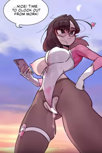 Page 25 of Secret! Orgasm Hero - preview thumbnail