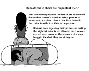 Page 3 of Pixiv( Au79 ) Public chairs in a world where women are superior to men - preview thumbnail
