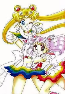 Page 129 of Sailor moon art compilation - preview thumbnail