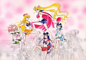 Page 13 of Sailor moon art compilation - preview thumbnail