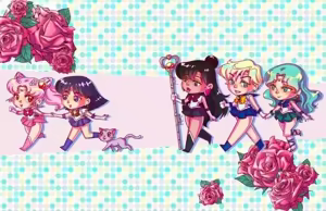Page 131 of Sailor moon art compilation - preview thumbnail