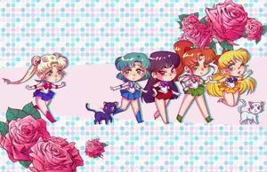 Page 132 of Sailor moon art compilation - preview thumbnail