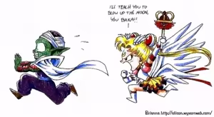 Page 142 of Sailor moon art compilation - preview thumbnail