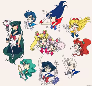 Page 274 of Sailor moon art compilation - preview thumbnail