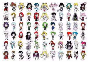 Page 289 of Sailor moon art compilation - preview thumbnail