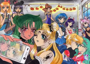 Page 331 of Sailor moon art compilation - preview thumbnail