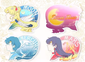 Page 342 of Sailor moon art compilation - preview thumbnail