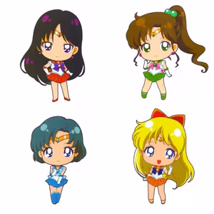 Page 352 of Sailor moon art compilation - preview thumbnail
