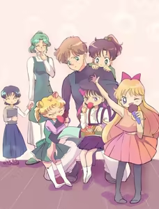 Page 43 of Sailor moon art compilation - preview thumbnail