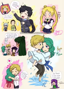 Page 445 of Sailor moon art compilation - preview thumbnail