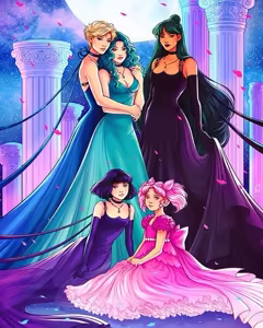 Page 517 of Sailor moon art compilation - preview thumbnail