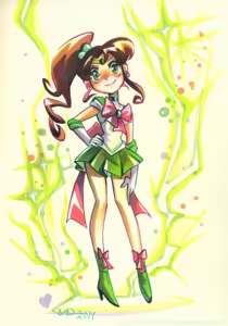 Page 548 of Sailor moon art compilation - preview thumbnail