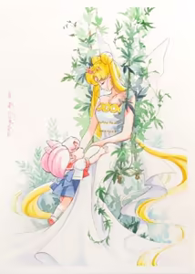Page 564 of Sailor moon art compilation - preview thumbnail