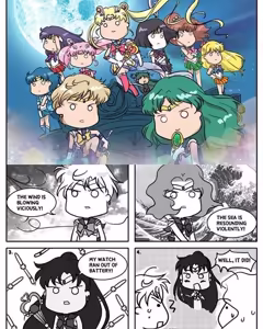 Page 64 of Sailor moon art compilation - preview thumbnail