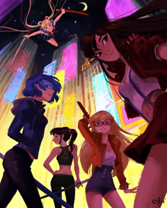 Page 65 of Sailor moon art compilation - preview thumbnail