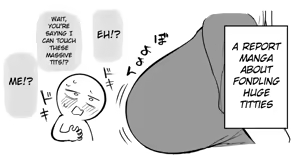 Dekachichi Momi Repo Manga | A Report Manga About Fondling Huge Titties — hentai manga cover on Fhentai