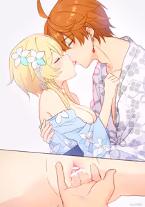 Page 38 of Hotaru-chan ga Tar to Icha Bare Suru Yukata Love Comedy Manga | 荧与达达利亚约会调情暴露💕的浴衣恋爱喜剧漫画 - preview thumbnail