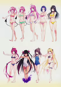 Page 507 of To Love-Ru Fanservice Artworks - preview thumbnail