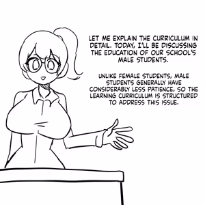A school in a female-dominated society." — hentai manga cover on Fhentai