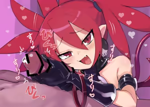 Request: Etna's glove job attack — hentai manga cover on Fhentai