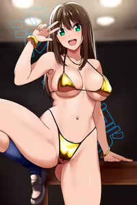 Golden Bikini Shiburin - hentai manga cover image