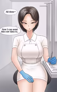 Page 44 of 쿨계 간호사 여친이 내 작은 꼬추를 너무 좋아함 Cool nurse GF obsessed my tiny dick - preview thumbnail