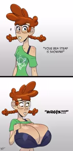 Page 14 of "Your bra strap is showing" compilation - preview thumbnail