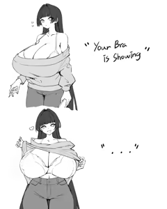 Page 20 of "Your bra strap is showing" compilation - preview thumbnail