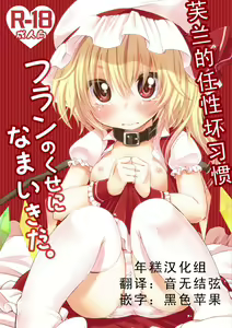 Flandre no Kuse ni Namaiki da. | 芙兰的任性坏习惯 — hentai manga cover on Fhentai