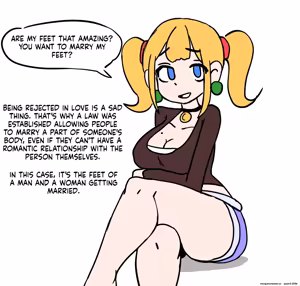 Marrying the feet of the girl I like - hentai manga cover image