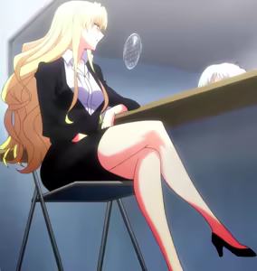 Page 1144 of Hottest Anime Crossed Legs Screenshots - preview thumbnail