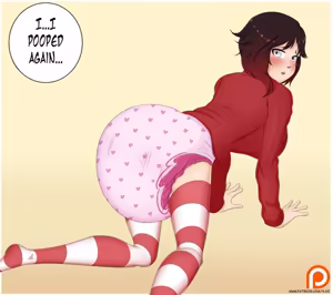 Page 136 of RWBY Diaper/ABDL/Omutsu Art - preview thumbnail