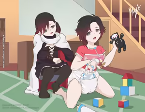 Page 298 of RWBY Diaper/ABDL/Omutsu Art - preview thumbnail