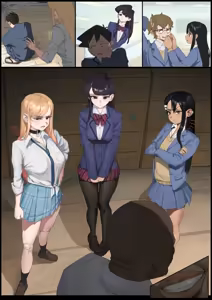 Page 5 of Kitagawa, Komi & Nagatoro BLACKED - preview thumbnail