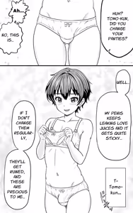 Page 3 of Otoko no Ko Tomo-kun no Omata wa tsune nure | Crossdressing Prettyboy Tomo is ALWAYS Wet - preview thumbnail