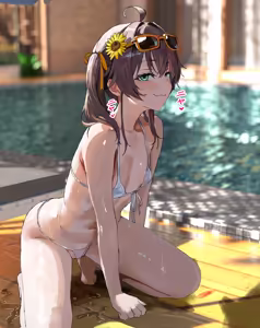 Page 82 of 水着まちゅりとプールで野外青姦フェラなかだし交尾CG集❤ - preview thumbnail