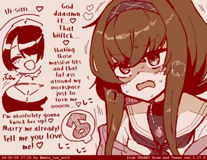 Uihinata Sukisugi nite Hakkyou | Losing My Mind Because I Love Ui x Hinata Way Too Much — hentai manga cover on Fhentai