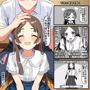 千奈の要望を聞くor聞かない - hentai manga cover image