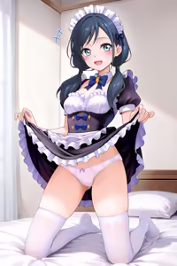 Page 4 of メイド服イラスト - preview thumbnail